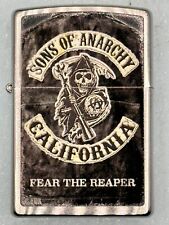 2016 Sons Of Anarchy Zippo Lighter NEW Never Struck SOA Fear The Reaper picture