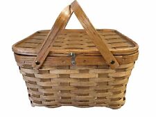 Vintage 1940s West Rindge New Hampshire Hinged Pie Basket  + Cooling Riser EPOC picture
