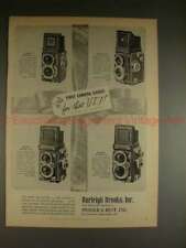 1957 Rollei Rolleiflex 4x4, 2.8, 3.5, Va Camera Ad picture