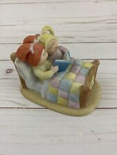 Cabbage Patch Xavier Roberts Ceramic Figurine Sisters Reading in Bed 1984 CBK picture