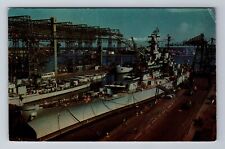 Battle Wagon On The US Fleet, Ship, Transportation, Antique, Vintage Postcard picture