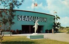 Seaquarium Miami Florida Fl pm 1967 Rickenbacker Causeway Postcard picture