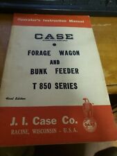 Case Tractor Forage Wagon & T850 Bunk Feeder Operator's Manual AMIL15  picture