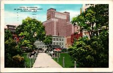 WI - Postcard - HOTEL SCHROEDER, UNION DEPOT, MILWAUKEE WISCONSIN picture
