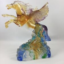 Amore Jewell Flying Horse, Colored Glaze Glass, Liuli Crystal Glass Ornament  picture