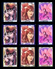 TOPPS MARVEL COLLECT WOMEN OF MARVEL 24 SERIES 4 SET EPIC/SR/R SET OF 9 DROP 1 picture