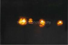 FOUND PHOTOGRAPH Color HALLOWEEN PUMPKINS ABSTRACT Original Snapshot 111 19 I picture