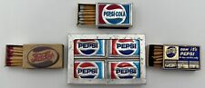 Vintage Pepsi Cola Matches Matchbook Wooden Sticks Box Italy Sweden picture