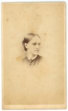 CIRCA 1880'S CDV Older Victorian Woman J.E. Larkin Elmira NY picture