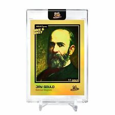 JAY GOULD Holographic Art Card 2023 GleeBeeCo Holo Figures #JRLB *GOLD* 1/1 picture