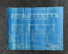 1916 Kansas City Stockyard Hog House Blueprints, Vintage KC Wall Decor, Enginee picture