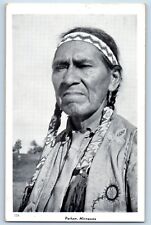 Perham Minnesota MN Postcard Native Indian Herman Printer 1940 Vintage Unposted picture