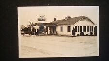 Vintage RPPC Postcard - PEGGY ANN RESTAURANT & GAS STATION - Somerset KY - Bus picture