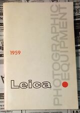 1959 Leica Photographic Equipment Catalog picture
