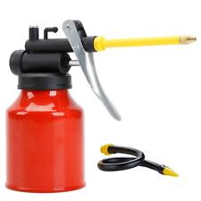 250ml Hand Oil Can, Pump Oiler Can with 2 Spouts Straight & Flexible picture