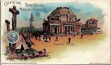 1901 PAN AMERICAN EXPOSITION BUFFALO ETHNOLOGY BUILDING  MAILING CARD 25-107 picture