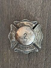 Rare Vintage Obsolete Fireman Badge G.W. Indiana Fire Firefighter Old  picture
