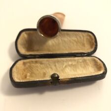 CLEANED Antique Amber CIGAR HOLDER with original case, made by Echt Bernstein picture