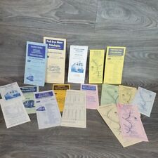 Lot Of (17) SEPTA Timetables Maps - 1971 - Reading Lines Philadelphia - Vintage picture