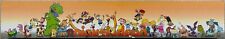Nickelodeon Pop Creations Vintage 90's Characters Canvas Wall Art 36x6x2 picture