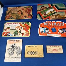 Vintage Sewing Needle Cards Lot 7 Kits Happy Home Vanity Fair Best Maid Watson's picture