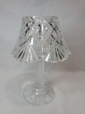 Godinger Shannon Crystal Tiffany Style Candle Lamp Very Good Condition Beautiful picture