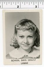 Vintage 1950s mini photo / Spit Curl Witch Girl Controls Your Mind with Her EYES picture