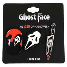 Scream Ghost Face Slasher Variety Lapel Enamel Pins Set picture