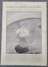 THE SPHERE SUPPLEMENT ATTACK OF THE ANTARCTIC 3RD AUGUST 1901 ORIGINAL NEWSPAPER picture