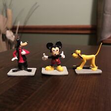 Vintage Marx Disneykins Mickey Mouse Pluto Goofy Plastic Figurines - Lot Of 3 picture