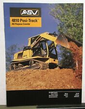 2002 ASV Posi-Track 4810 All Purpose Crawler Construction Sales Brochure picture