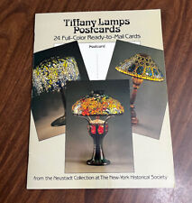 Louis Tiffany Lamps Postcards Book 24 Unposted 1990 New York Historical Society picture