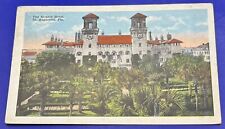 Vintage Postcard The Alcazar Hotel St. Augustine Florida Postmarked 1920 picture