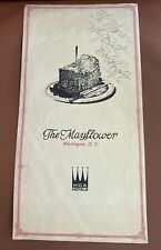 Vintage Circa 1960’s  The Mayflower Hotel Menu Signed By Bob Hope picture
