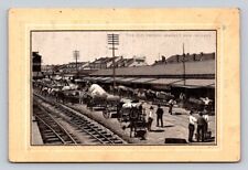 Jersey Coffee Dayton Spice Mills Train Station Horses Wagons Ohio P579A picture