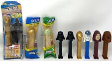 Lot of 9 Star Wars PEZ Candy Dispensers - Darth Vader C3PO Yoda R2D2 Chewbacca picture