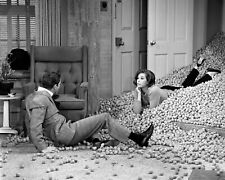 Dick Van Dyke Show 1963 Dick & Mary Tyler Moore in pile of walnuts 24x30 poster picture