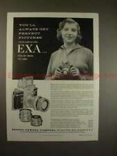 1958 Ihagee Exa Camera Ad, Always Get Perfect Pictures picture
