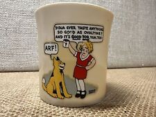Vintage LITTLE ORPHAN ANNIE & Sandy Beetleware Ovaltine Handled Plastic Cup/ Mug picture
