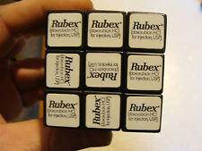 Vintage Puzzle: scarce Rubik's CUBE, RUBEX DRUG ADVERTISING, off green also picture