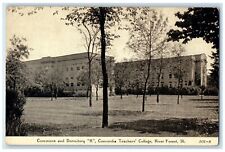 c1930's Commons Dormitory Concordia Teachers College River Forest IL Postcard picture