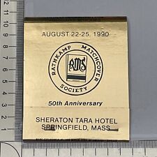 Giant Matchbook Cover  RMS Rathkamp Matchcover Society Springfield, Mass  gmg picture
