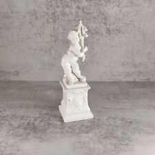 Antique Cherub Figurine Nymphenburg 19th C. Blanc De Chine Style Porcelain 7in  picture