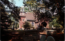 Vtg Old Swedes Church Wilmington Delaware DE Unused 1950s Chrome Postcard picture