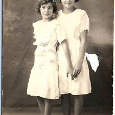 c1910s Cute Group Sisters RPPC Adorable Girl Big Wire Glasses Real Photo PC A185 picture