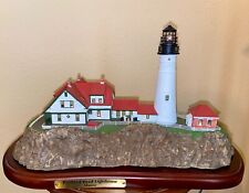 The Danbury Mint 1994 “Portland Head Lighthouse” Maine with Base picture