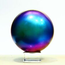 800g Natural Crystal Electroplated Rainbow Crystal Ball Quartz Sphere Healing picture