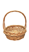 Large Wood Woven Basket Wicker 16