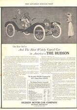 1910 Hudson Roadster Motor Car Antique Print Ad Most Copied In America picture