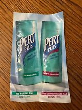 Pert Plus Shampoo & Conditioner Samples .35 Fl Oz VTG 1998 NOS VTG picture